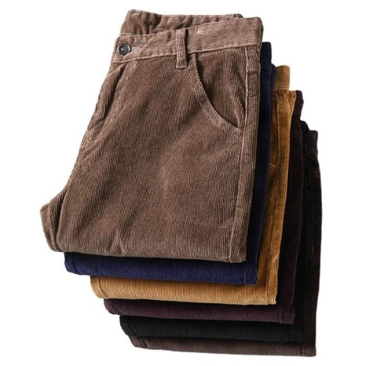 Theo | Men's Straight Leg Corduroy Trousers