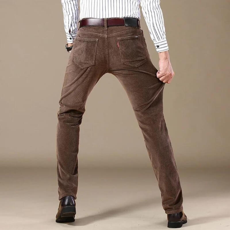 Theo | Men's Straight Leg Corduroy Trousers