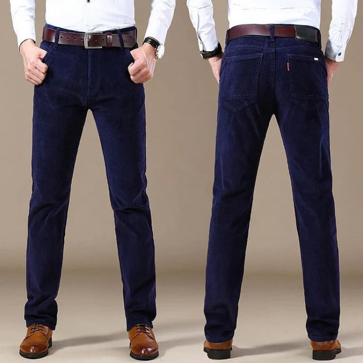 Theo | Men's Straight Leg Corduroy Trousers