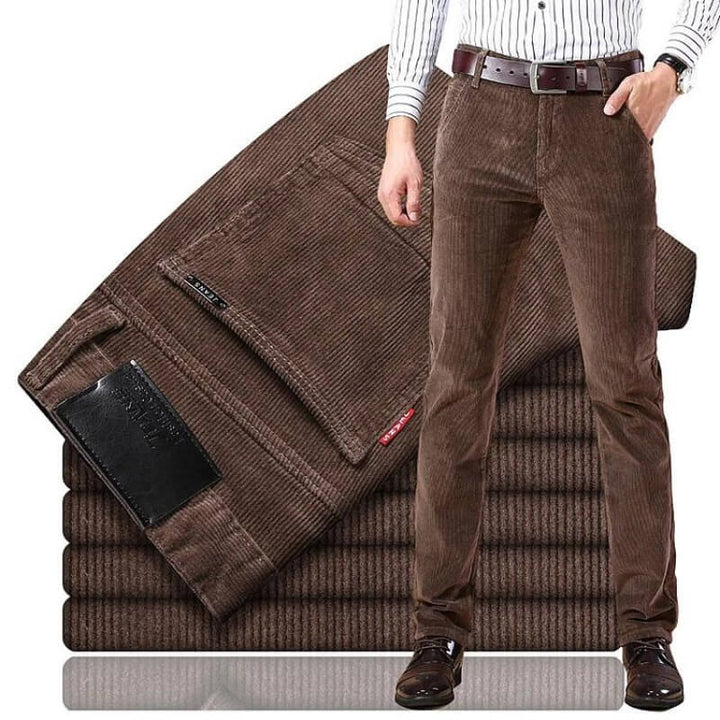 Theo | Men's Straight Leg Corduroy Trousers