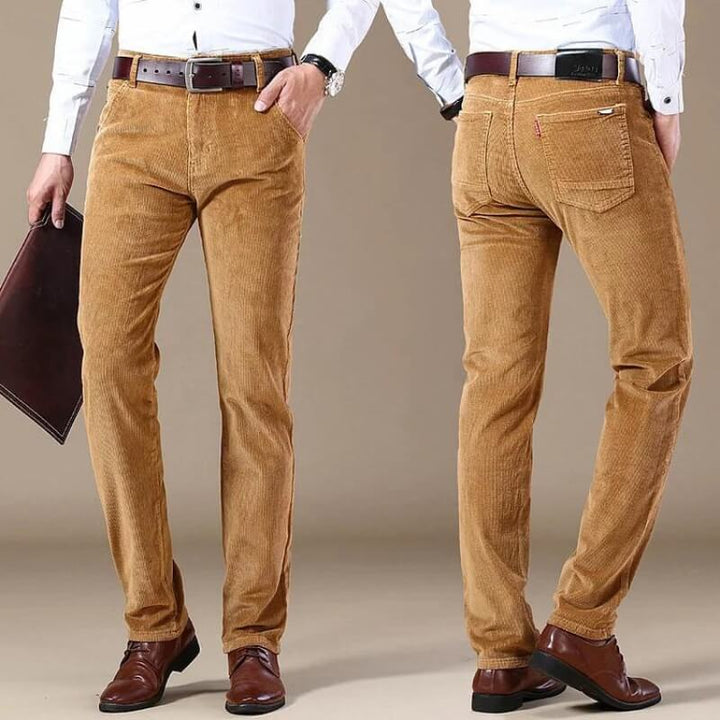 Theo | Men's Straight Leg Corduroy Trousers